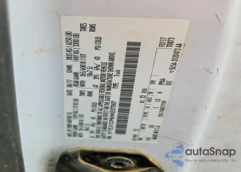 2017 Ford F150 Super Cab z USA, uszkodzony, nr VIN 1FTEX1CP6HKE57007